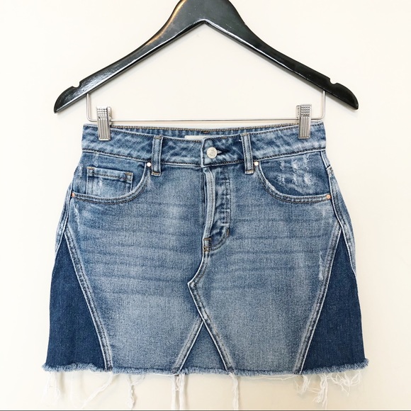 mini jeans skirt